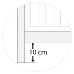 Cama de cabaña letika