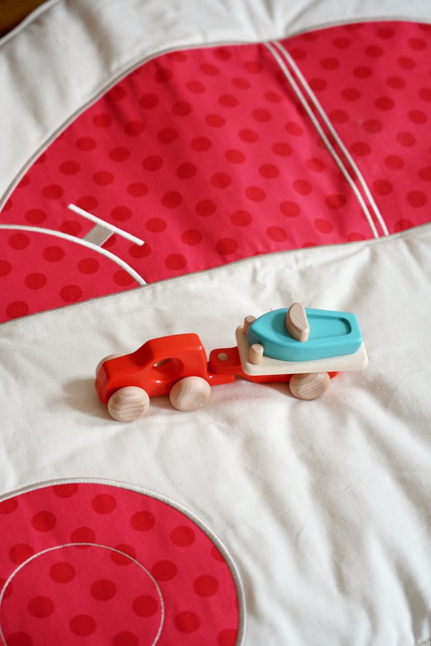 Soft carpet for children "jeans"