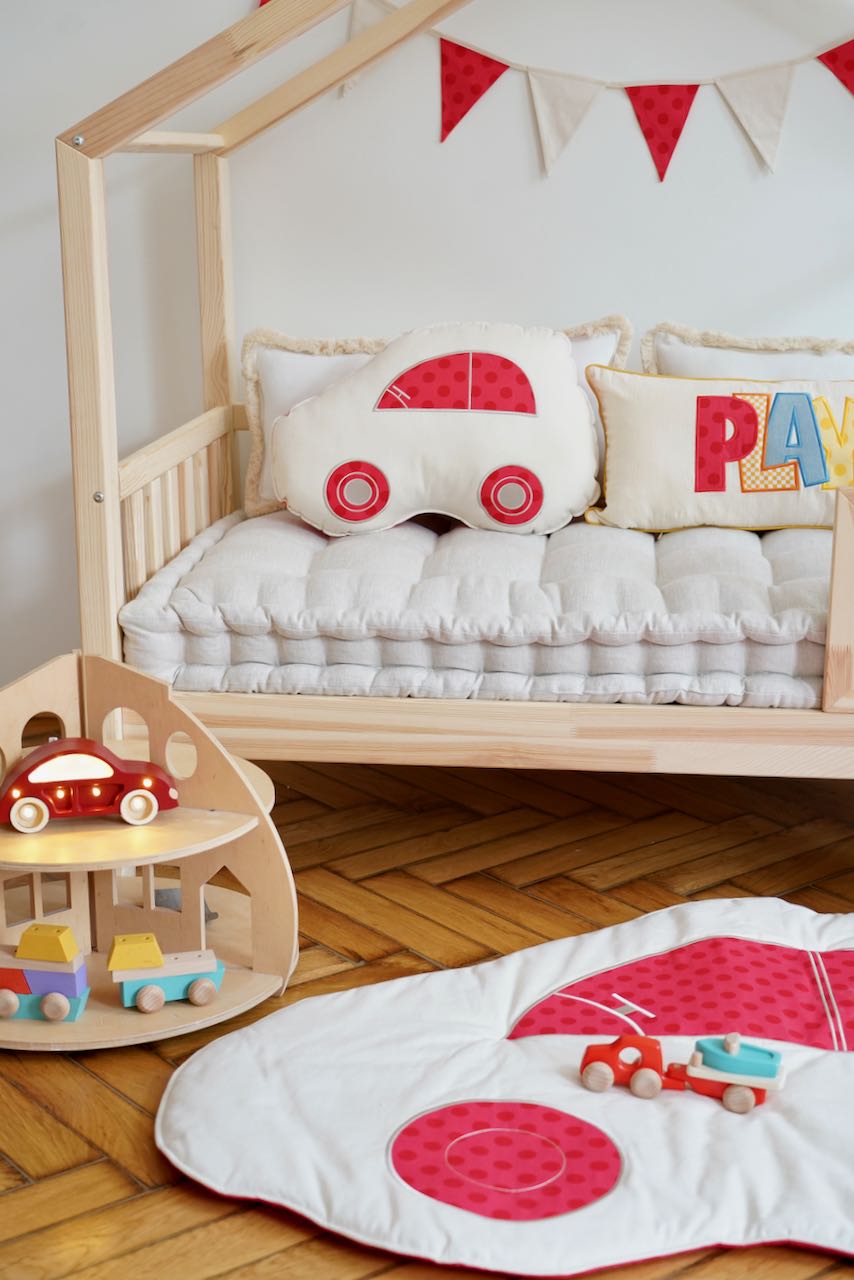 Soft carpet for children "jeans"