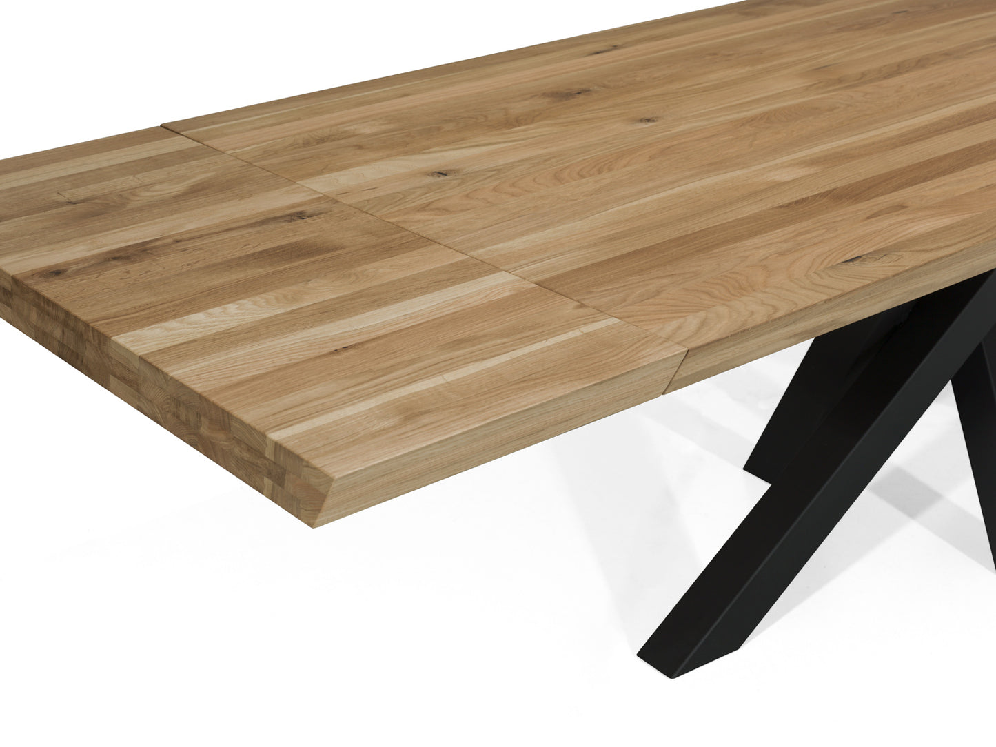 Table à manger en chêne avec rallonges SENSO