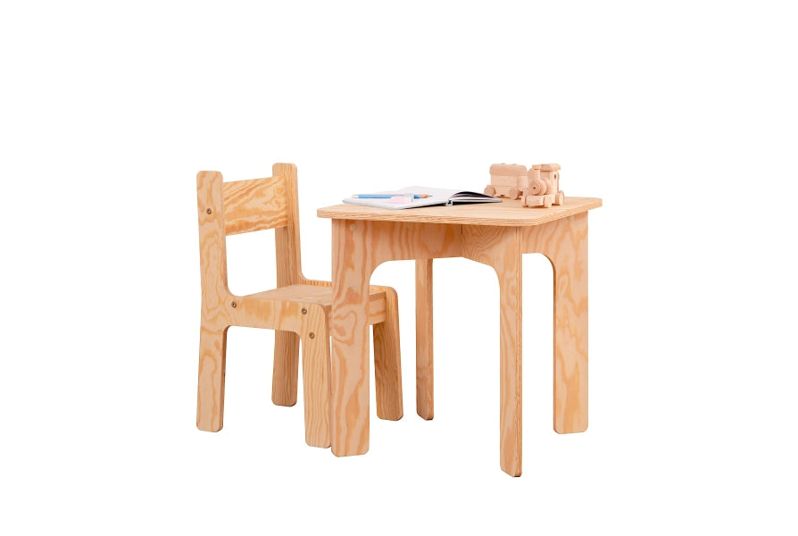 Ensemble chaise cube Montessori, ensemble table et chaise cube, table cube  Montessori, meubles Montessori -  France