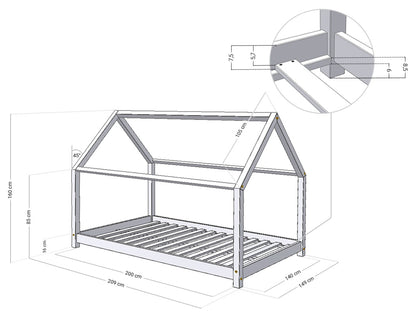 Lit cabane TERY