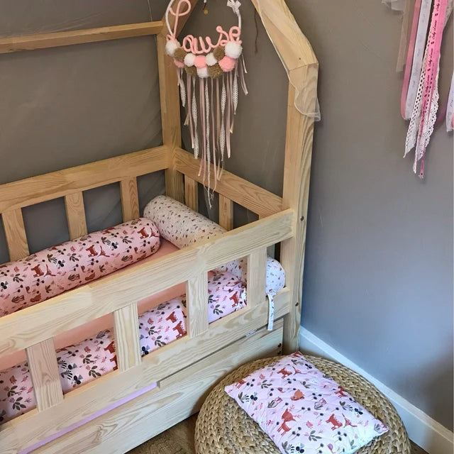 Letto a soppalco MILA con cassetto con o senza barriere