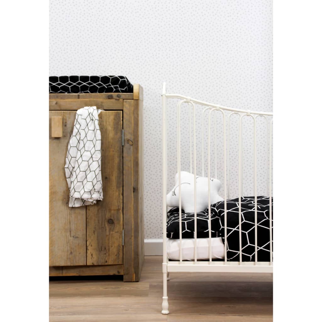 Fabulous World Papier peint Dots Blanc et gris 67106-1