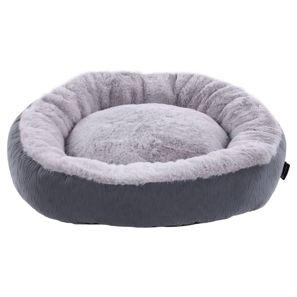 Cesto rotondo in fenicottero per animali domestici suza 50x50x15 cm grigio