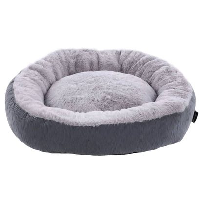 Cesto rotondo in fenicottero per animali domestici suza 50x50x15 cm grigio