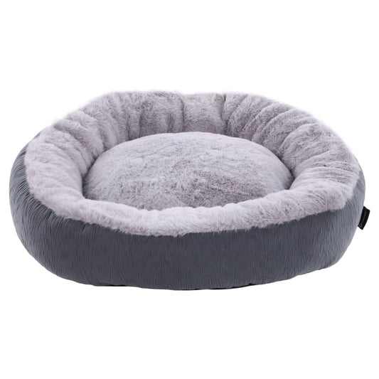 Cesto rotondo in fenicottero per animali domestici suza 50x50x15 cm grigio