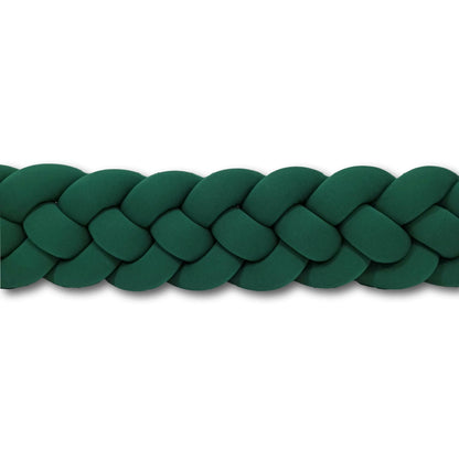 Paraurti letto intrecciato verde vintage