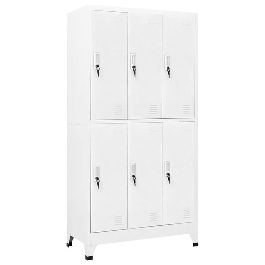 Gehäuseschrank 6 Industrial Grey Stahlfächer