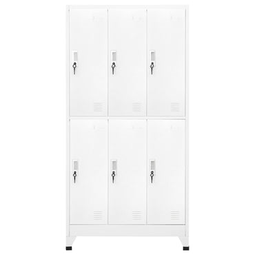 Gehäuseschrank 6 Industrial Grey Stahlfächer