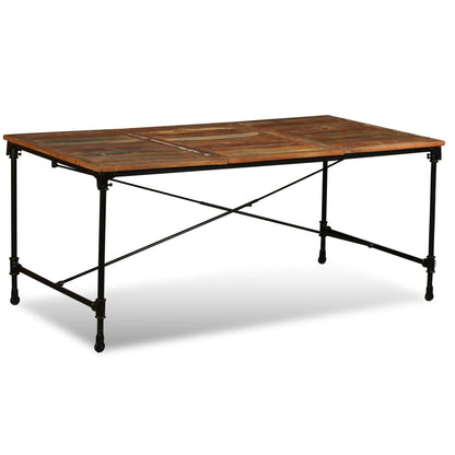 Table à manger Bois de récupération massif 180 cm