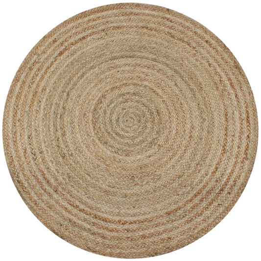 Round braided jute mat different formats diameter 90cm to 240cm