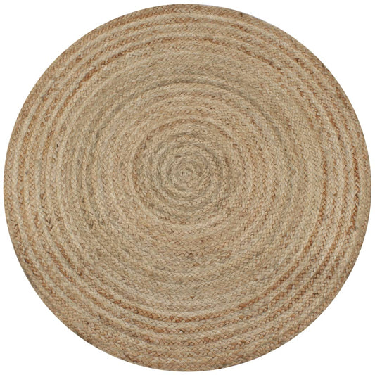 Runde geflochtene Jute Matte Unterschiedliche Formate Durchmesser 90 cm bis 240 cm