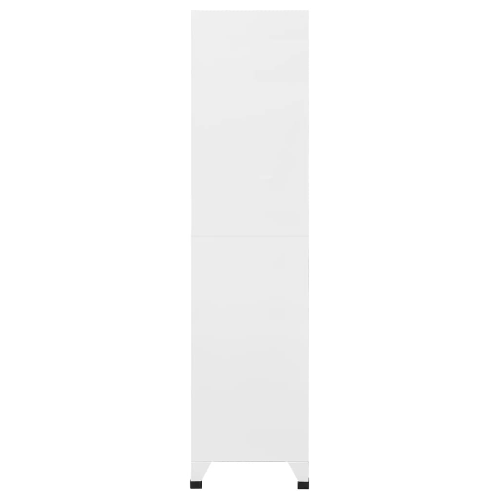 Armoire à casier avec 18 compartiments Métal 90x40x180 cm