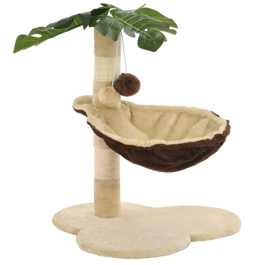 Arbre à chat avec griffoir en sisal 50 cm TROPIQUES