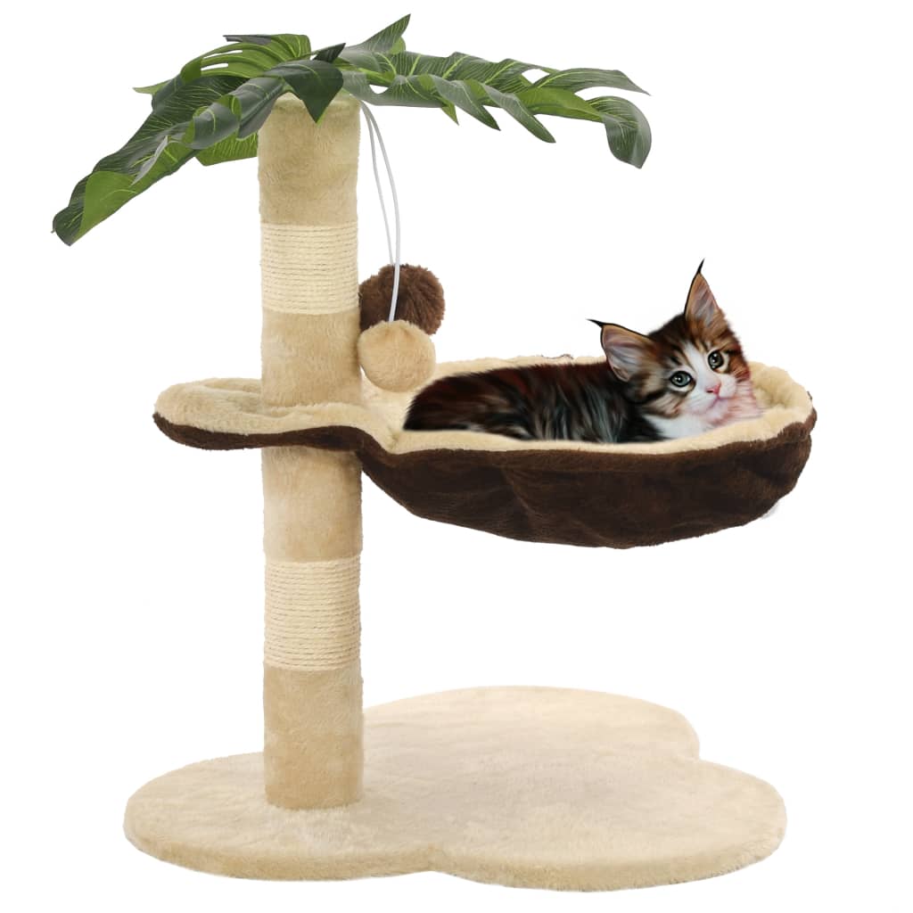 Arbre à chat avec griffoir en sisal 50 cm TROPIQUES