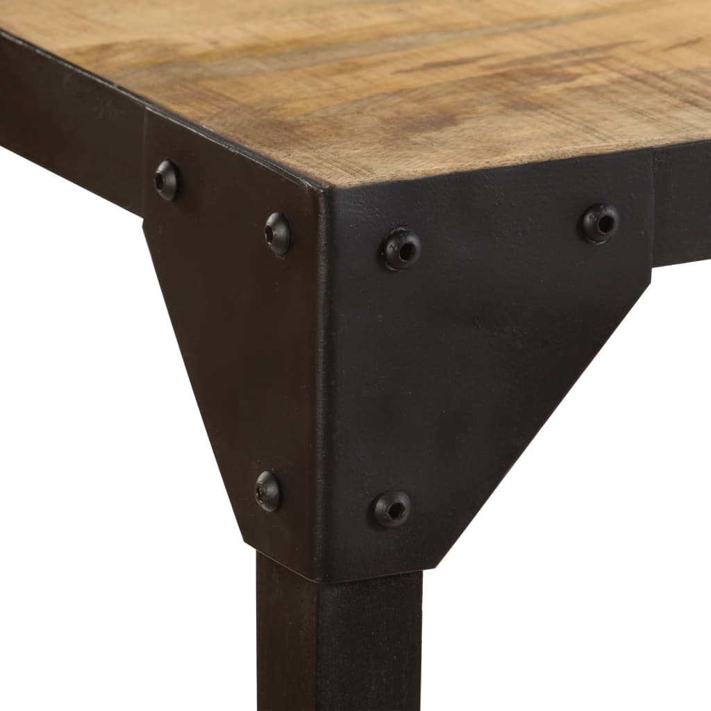 Table à manger Carrée 140x140cm Bois de manguier massif