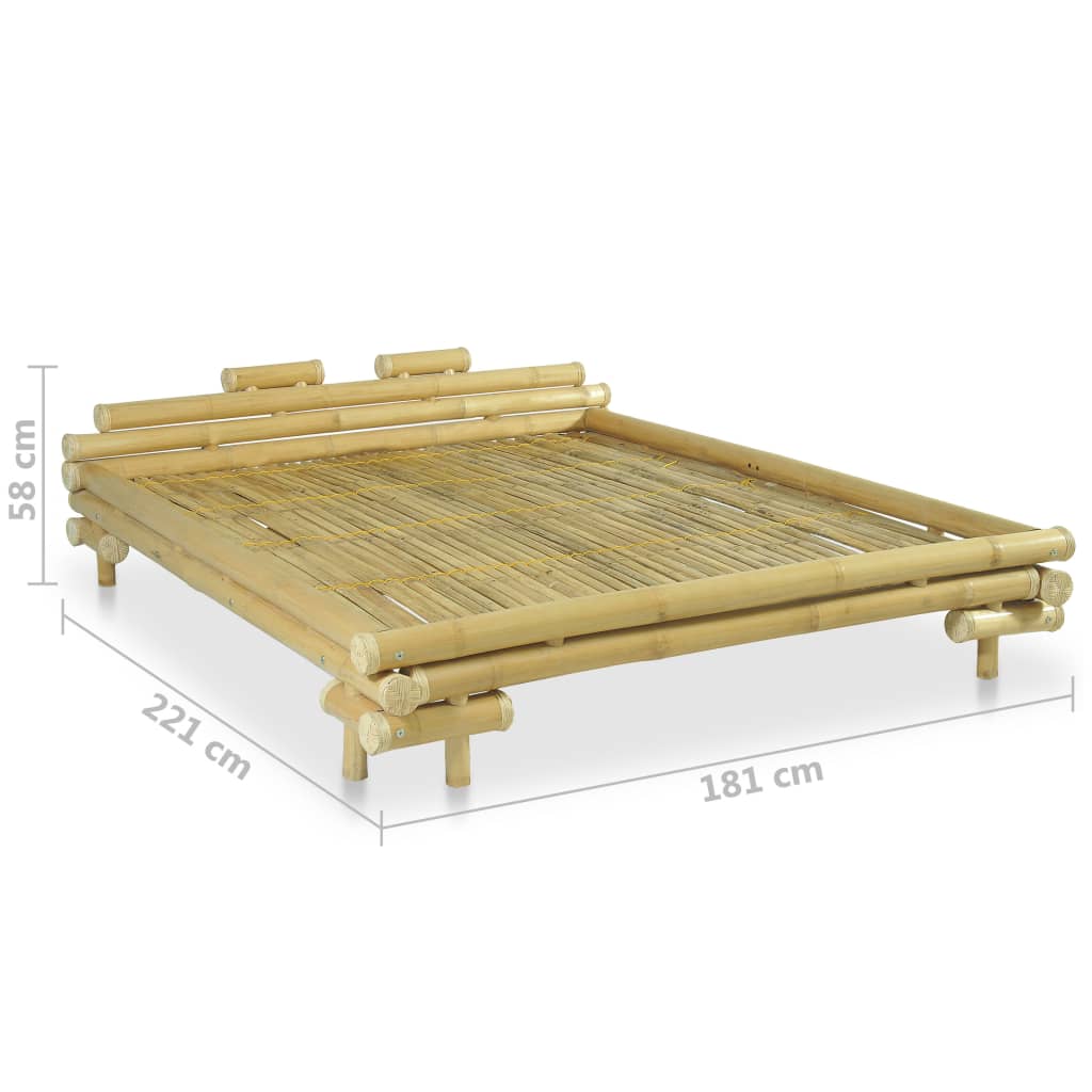 Cadre de lit bambou BALI 160x200 cm