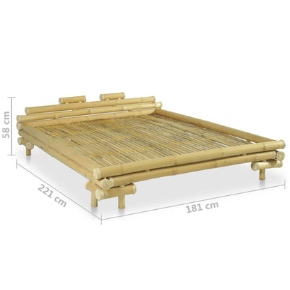 Cadre de lit bambou BALI 160x200 cm