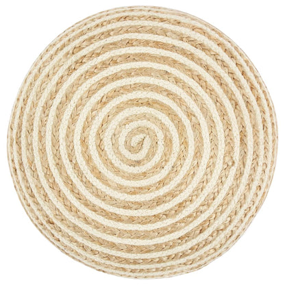 Pouf fait à la main 45x30 cm Jute