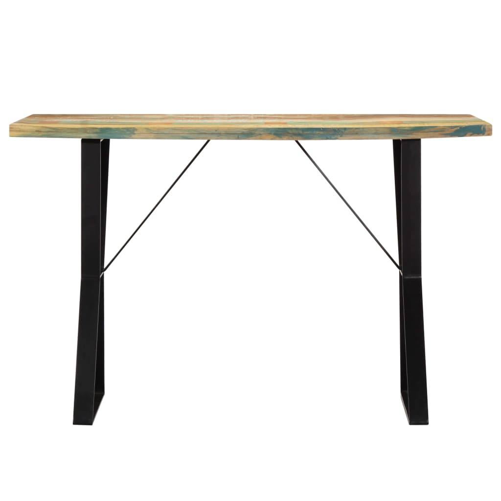 Table à manger 120cm Bois de récupération massif