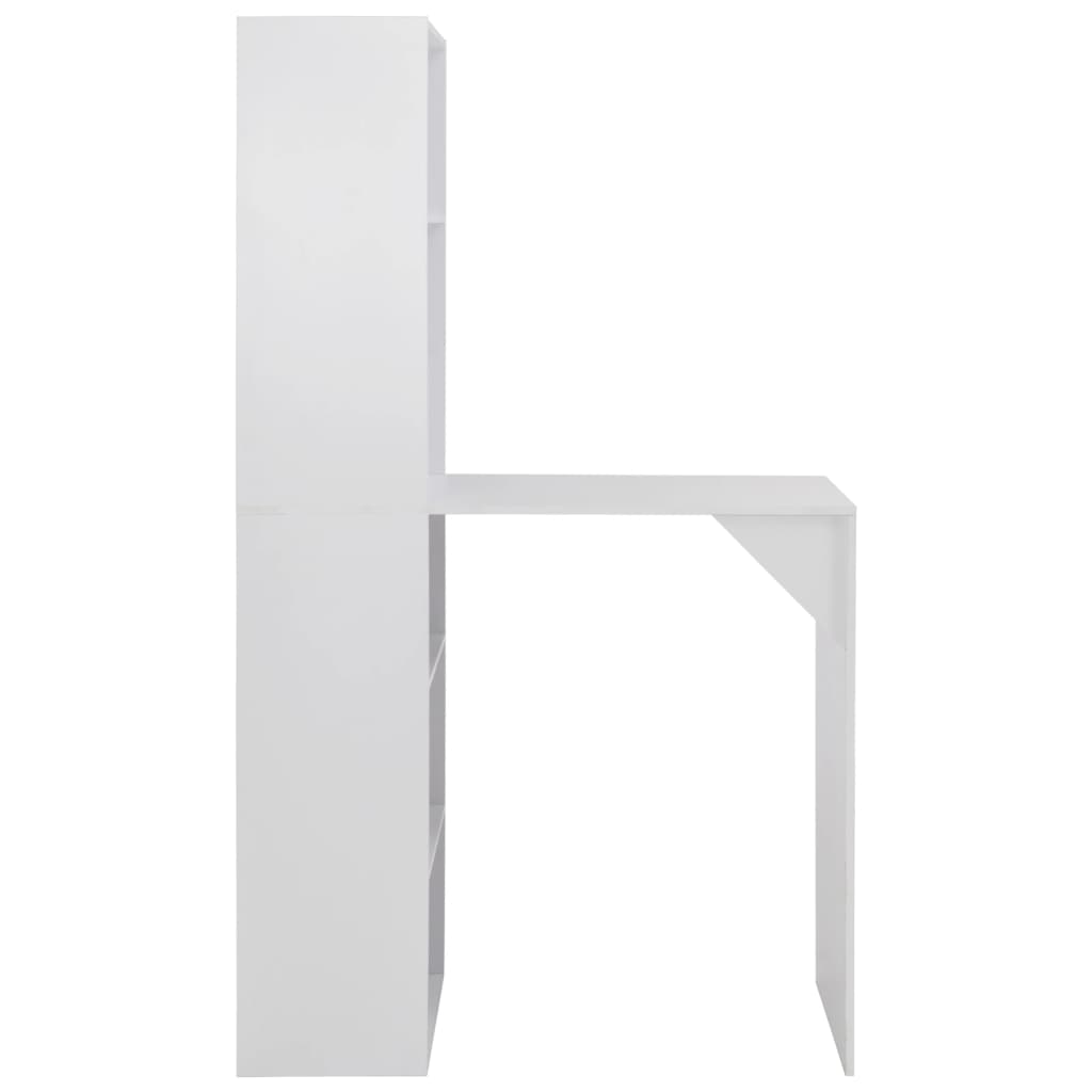 Bar table with white cabinet 115 x 59 x 200 cm
