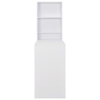 Bar table with white cabinet 115 x 59 x 200 cm