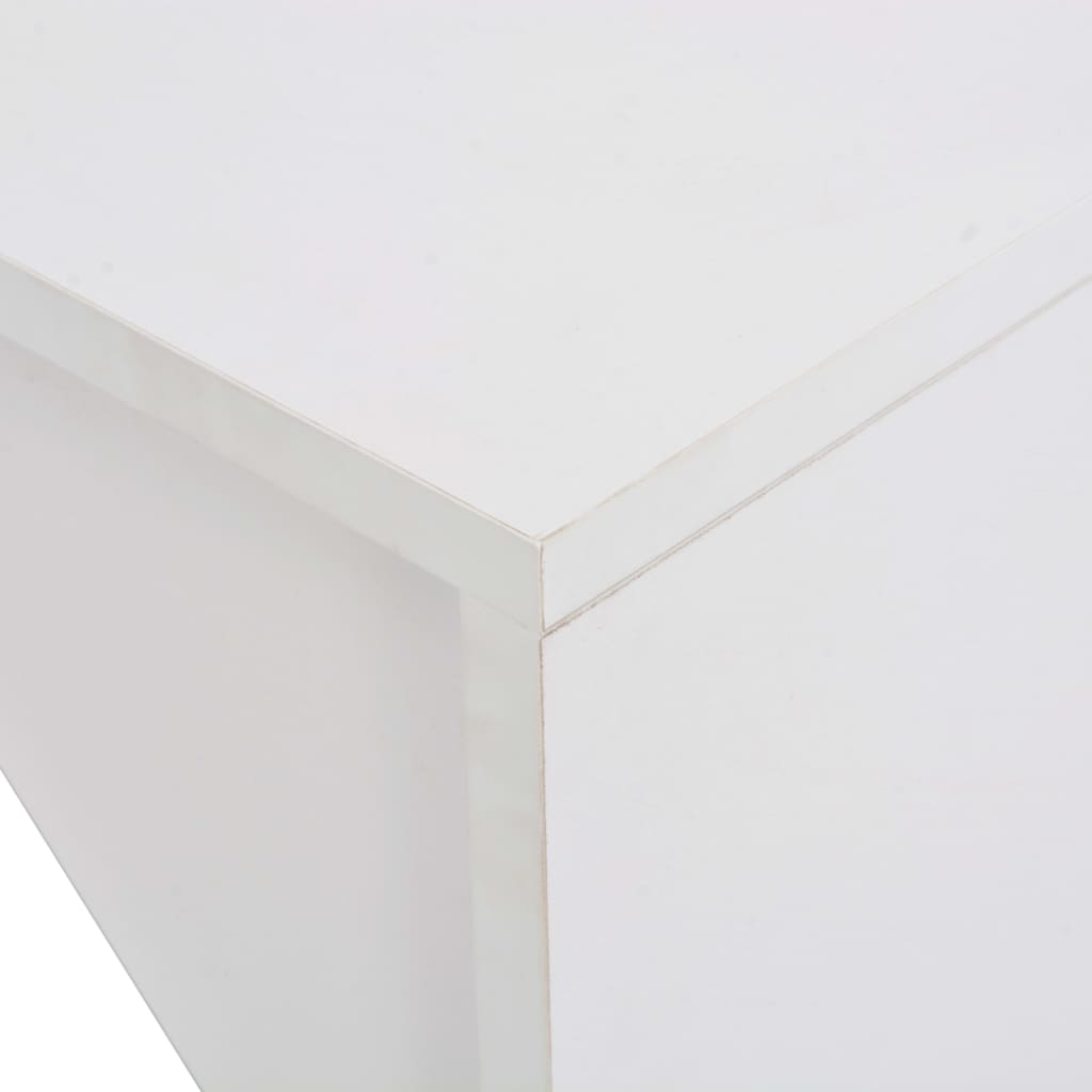 Bar table with white cabinet 115 x 59 x 200 cm