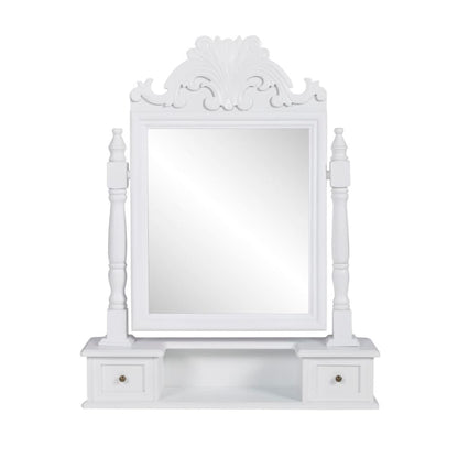 Coiffeuse avec miroir pivotant REGINA MDF