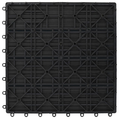 Carreaux de terrasse WPC 30x30 cm 11 pcs 1 m2 Gris