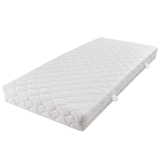 Matelas mousse déhoussable 80x200cm Epaisseur 17 cm