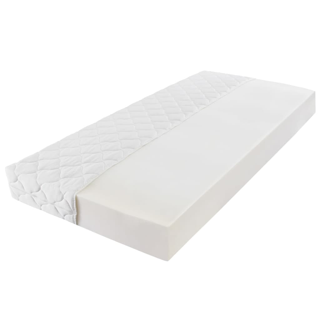 Matelas mousse déhoussable 160x200cm Epaisseur 17 cm