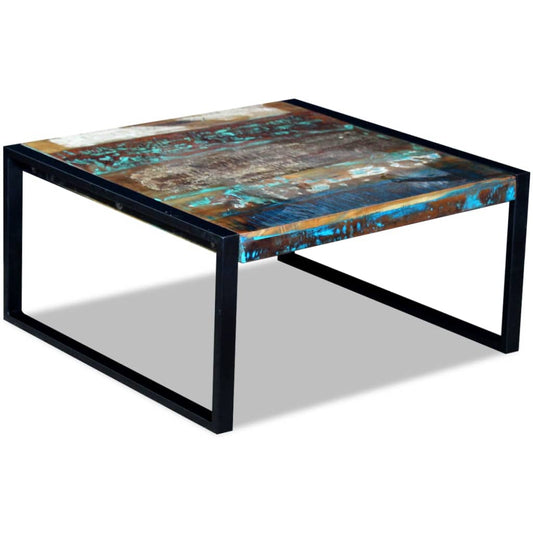 Table basse Bois de récupération massif 80cm