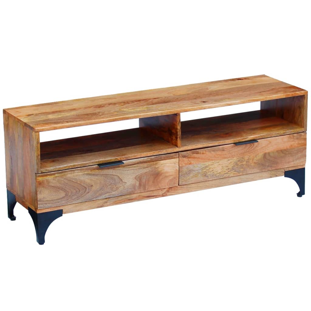 Meuble TV Bois de manguier 120 x 35 x 45 cm