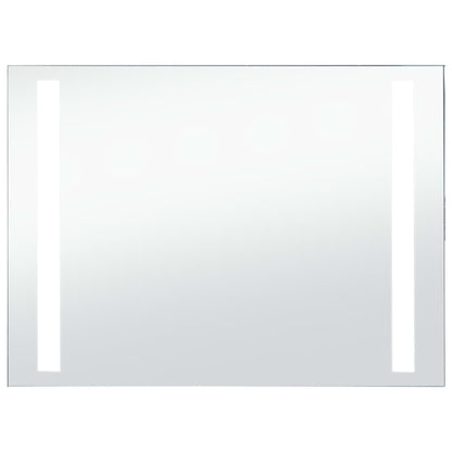Miroir mural à LED pour salle de bains 100x60 cm