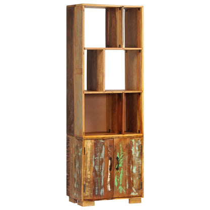 Bibliothèque 60x35x180 cm Bois de récupération INDUS