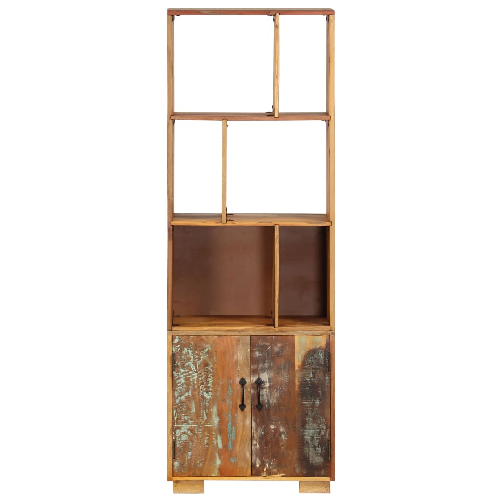 Bibliothèque 60x35x180 cm Bois de récupération INDUS