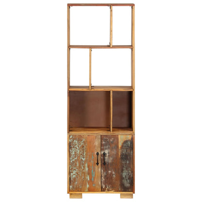 Bibliothèque 60x35x180 cm Bois de récupération INDUS