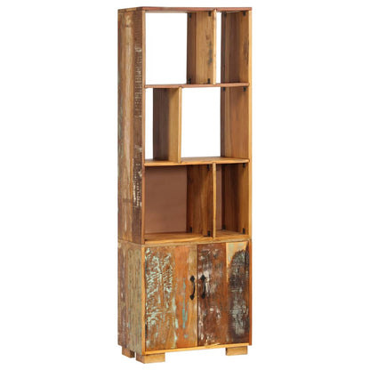 Bibliothèque 60x35x180 cm Bois de récupération INDUS