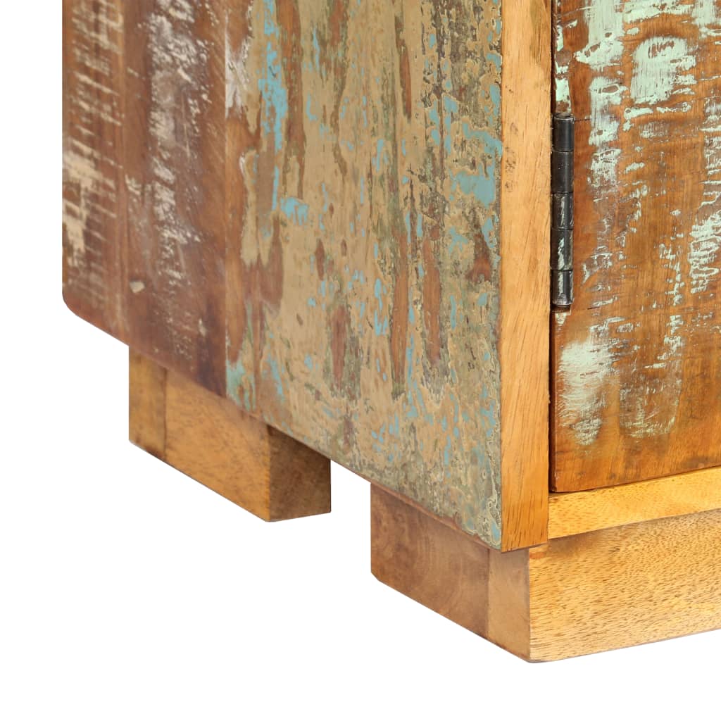 Bibliothèque 60x35x180 cm Bois de récupération INDUS