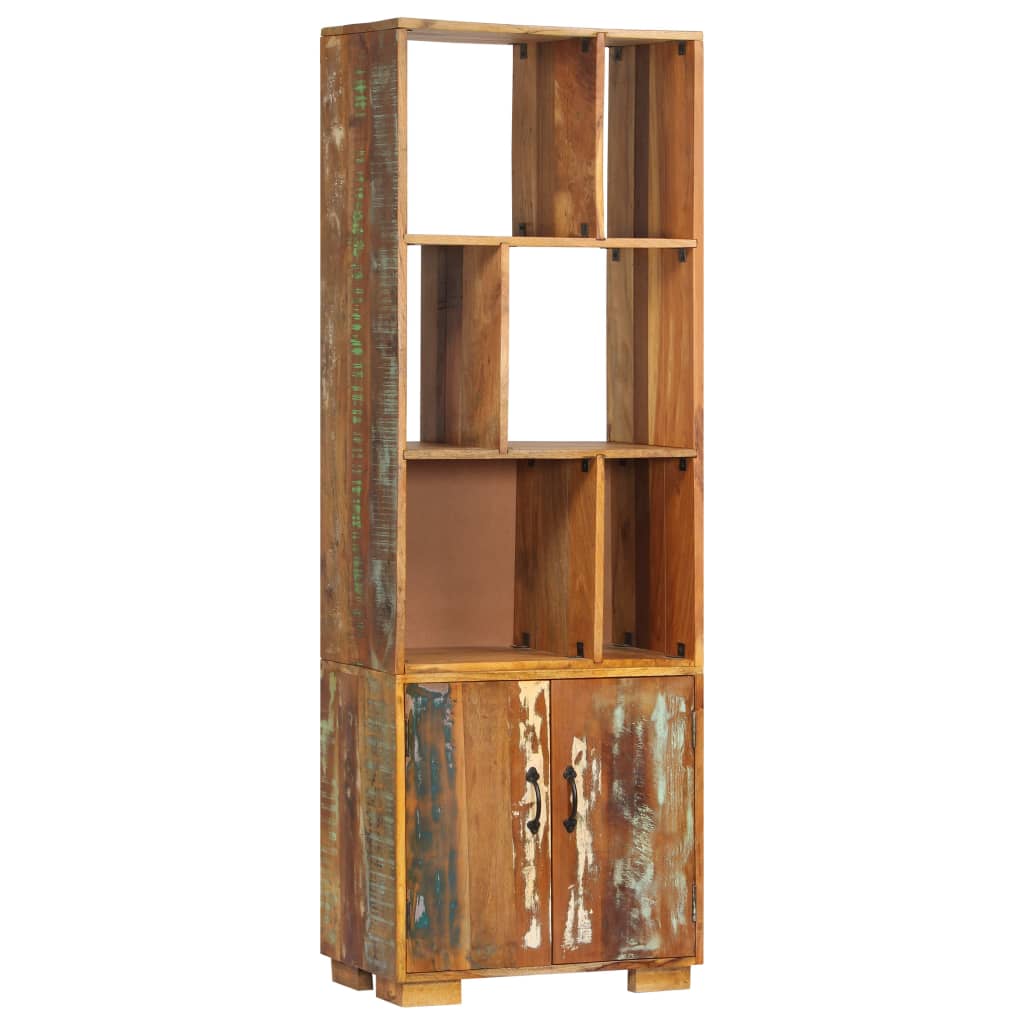 Bibliothèque 60x35x180 cm Bois de récupération INDUS