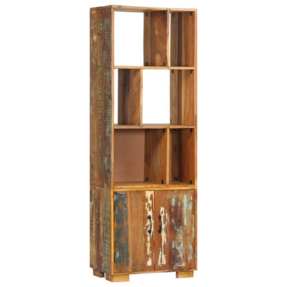 Bibliothèque 60x35x180 cm Bois de récupération INDUS