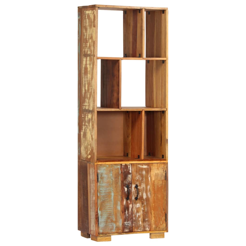 Bibliothèque 60x35x180 cm Bois de récupération INDUS