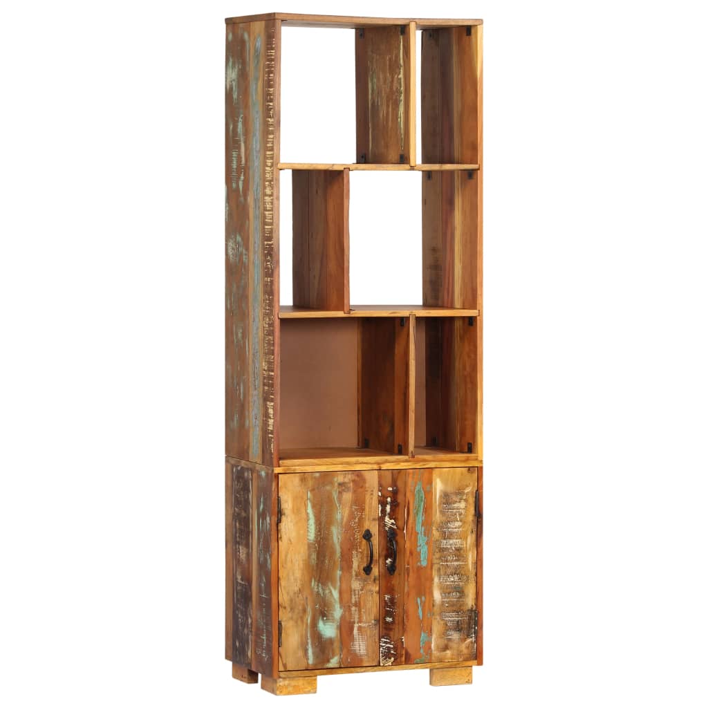 Bibliothèque 60x35x180 cm Bois de récupération INDUS