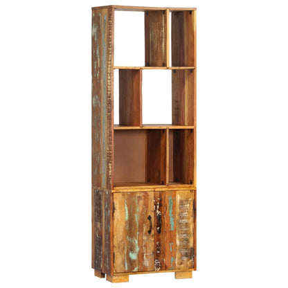 Bibliothèque 60x35x180 cm Bois de récupération INDUS