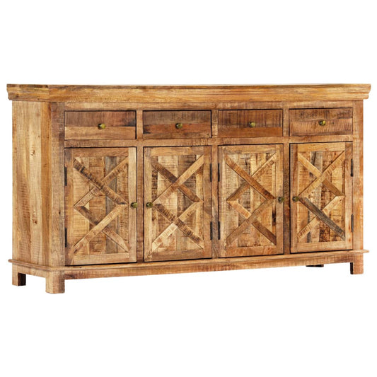 Buffet 4 tiroirs 160cm Bois massif de manguier PRADO