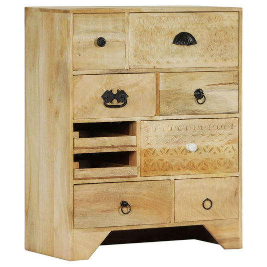 Commode en Bois solide de manguier éclectique