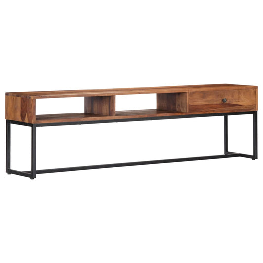 Meuble TV 160cm Bois de Sesham massif