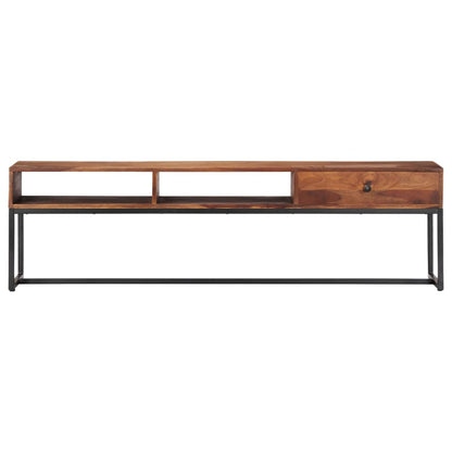 Meuble TV 160cm Bois de Sesham massif