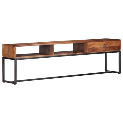 Meuble TV 160cm Bois de Sesham massif